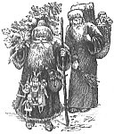 pere Noël et père fouettard